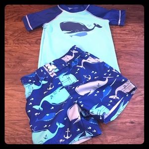 Boy’s Whale Swim Set